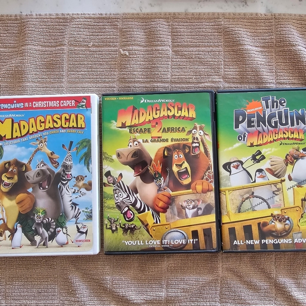 Madagascar Movies DVDs